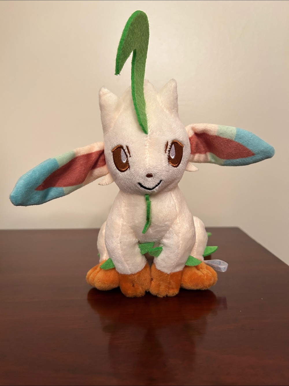 Pokemon Leafeon Eevee Sylveon by Takara Tomy, 8 1/2” plush